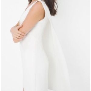 White House Black Market - spilt back cape dress